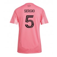 Stroje piłkarskie Inter Miami Sergio Busquets #5 Koszulka Podstawowej dla damskie 2025-26 Krótki Rękaw